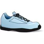 Mavi tenis ayakkabısı vektör görüntü